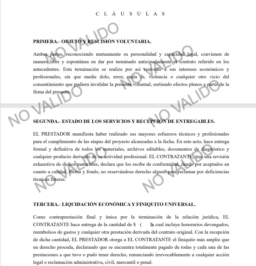 Terminación Anticipada - Página 2